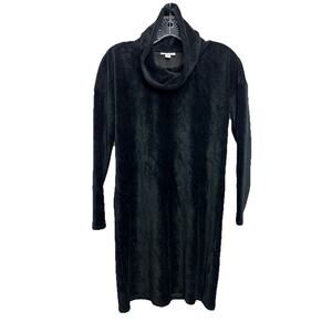 NEW J Jill PureJill Black Turtleneck Corduroy Dress XS Long Sleeve
